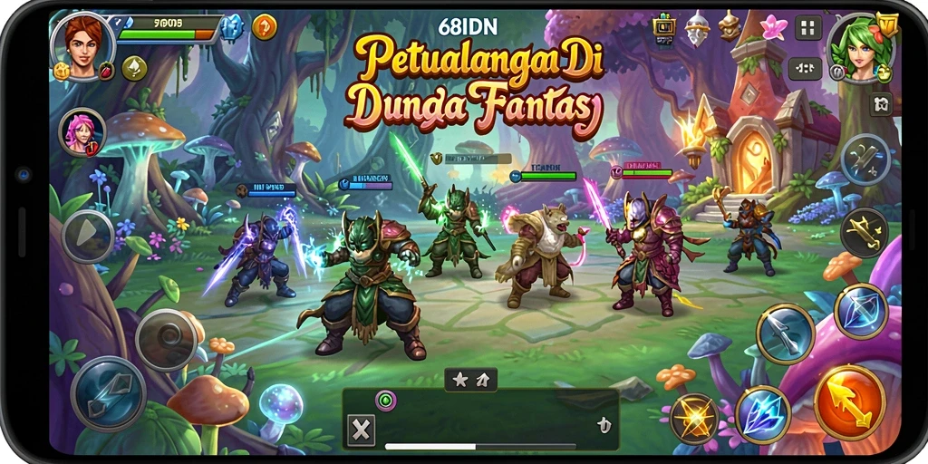 Screenshot gameplay 68IDN menampilkan aksi petualangan yang mendebarkan.