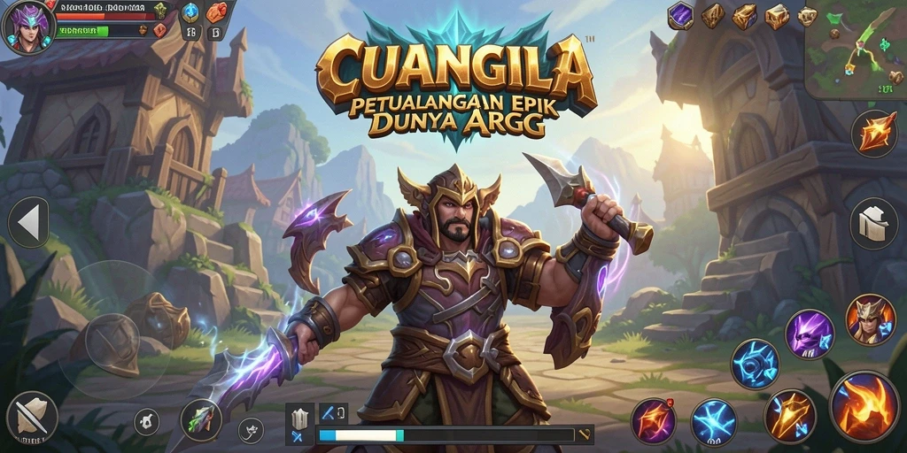 Menampilkan aksi pertarungan seru dalam gameplay ARPG.