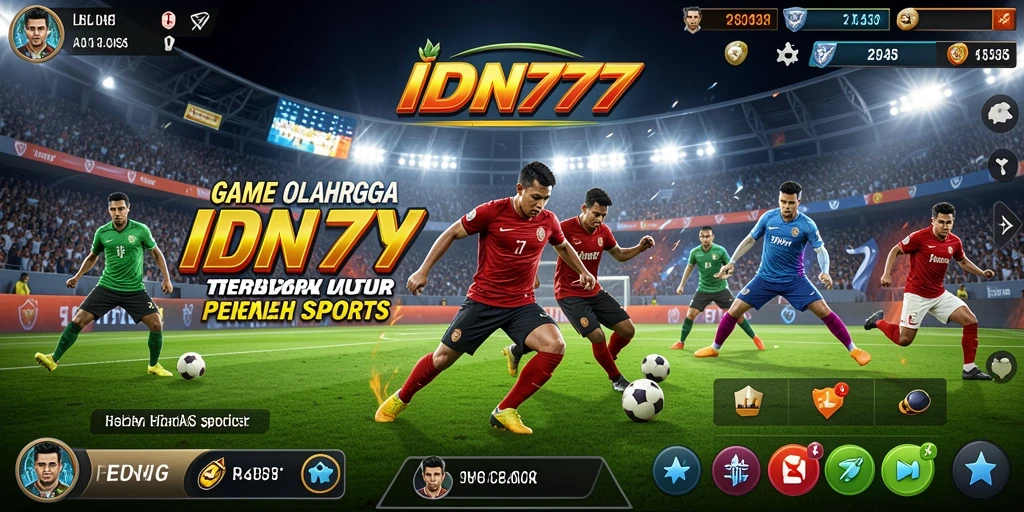 Tampilan gameplay IDN777 yang penuh aksi dan seru di lapangan.