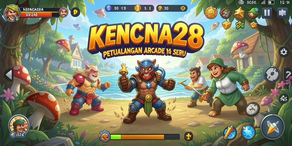 Tampilan gameplay KENCANA28 yang seru dan penuh aksi.
