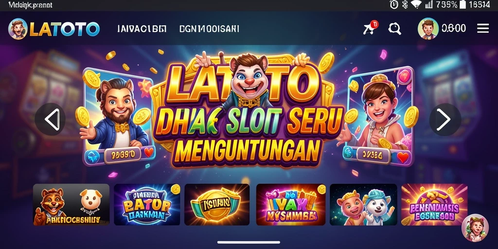 Tampilan menarik dari gameplay <strong>LATOTO</strong> dengan berbagai simbol Slot.