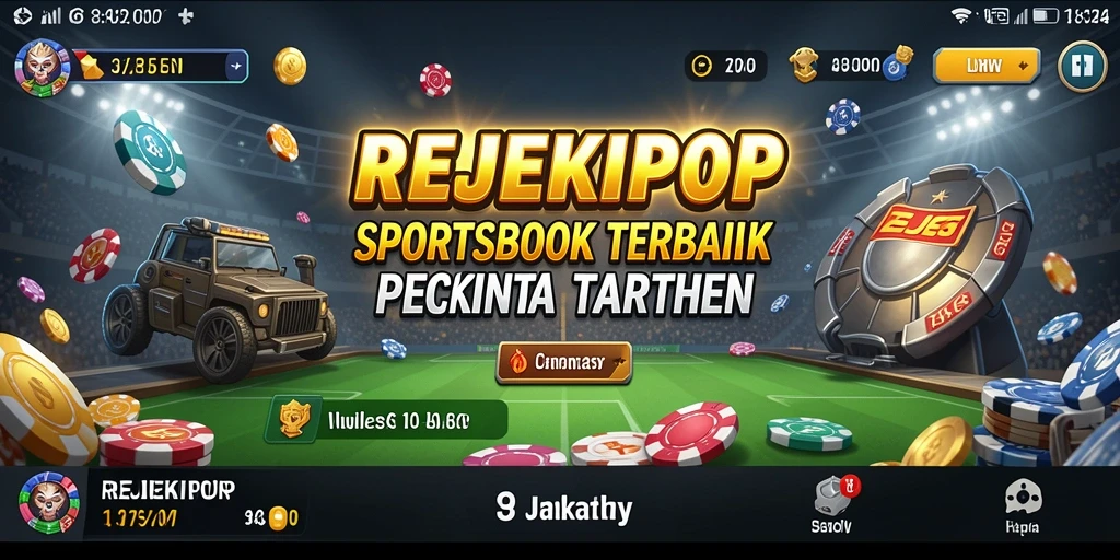 Tampilan gameplay yang menarik dari REJEKIPOP dalam taruhan olahraga.