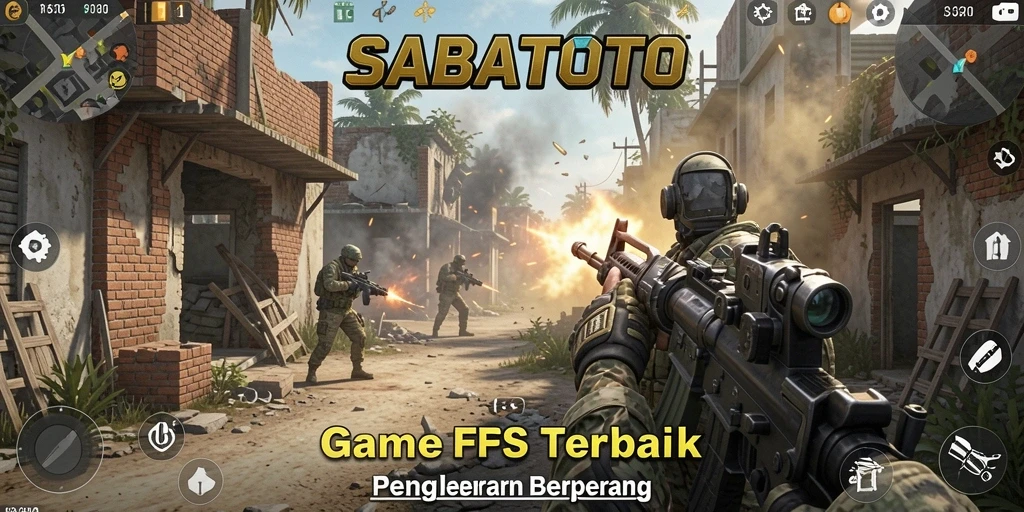 Gameplay intens dalam SABATOTO menunjukkan aksi menembak yang mendebarkan.