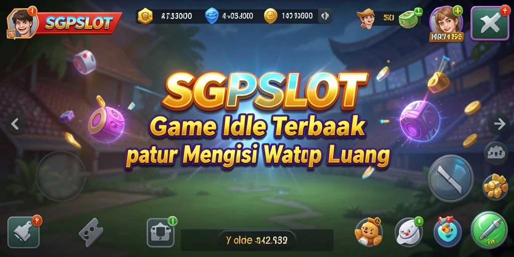 Tampilan gameplay SGPSLOT dengan karakter dan slot yang menarik di layar.