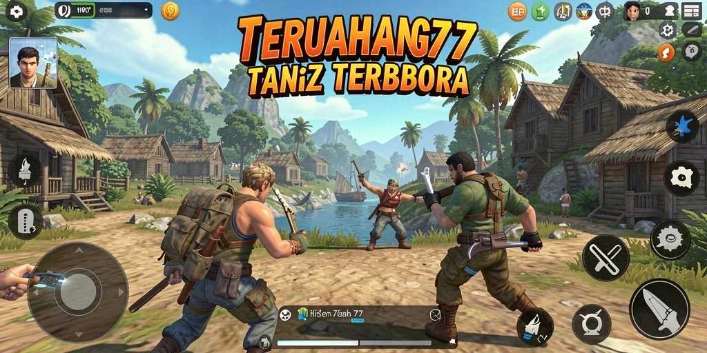 Screenshot gameplay TARUHAN77 menampilkan aksi seru di dunia terbuka.