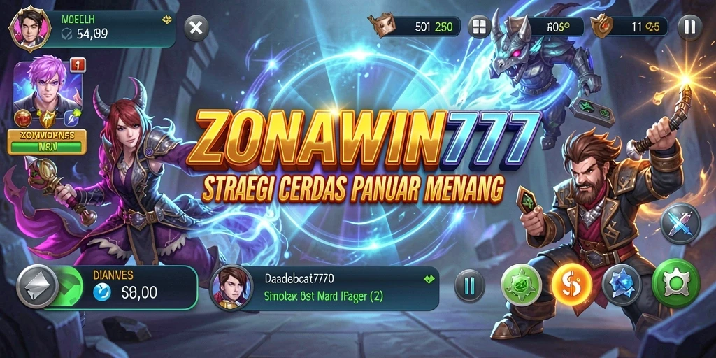 Tangkapan layar gameplay ZONAWIN777 yang dinamis dan strategis.