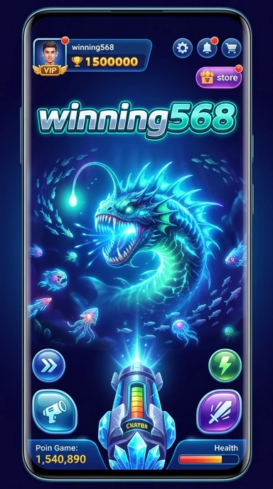 Tampilan antarmuka pengguna winning568 yang intuitif dan mudah digunakan.