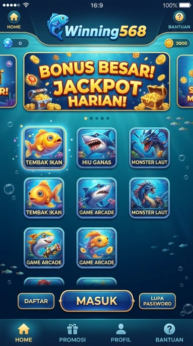 Fitur kategori aplikasi di winning568 yang memudahkan penemuan aplikasi.